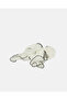 Women White Embellished Bow Hair Clip - 2