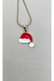 Christmas Hat Design Charm Non-Tarnish Gold Color Steel Necklace - Women's Jewelry