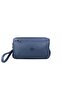 Men's Navy Blue Handbag Portfolio Bag with Wrist Strap and Belt Handbag - 2