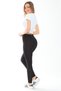 Combed Cotton Single Jersey Fabric Cotton High Waist Gray Color Women's Leggings - 6
