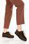 Genuine Leather Non-Slip Sole Comfortable Casual Shoes Mlk.5080 Khaki Suede - 4