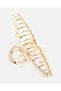 Women Gold Embellished Hair Clip - 3