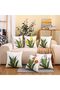 Pink Tulip Embroidered Throw Pillow Covers 18x18 Set of 2 (G3-9) - 8