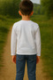 Barkod Ki̇ds935-11-25 Boy's D Leather-Look Jacket – White T-Shirt and Jeans Combination - 6