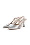 Women's High Heeled Shoes with TPU Sole, Open Back, Half Mirror, Buckle, New Season, 7.5cm Heel - 4