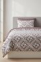 Geometric Touch Single 100% Cotton Duvet Cover Set - 2
