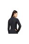 Ruched Ls Top Women's Casual T-Shirt Jw2813 Black - 5
