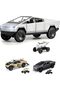 1:24 Diecast Pickup Toy–Compatible with Cybertruck & Cyberquad Design Alloy Metal Model with Lights