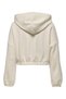Onlscarlett Life Ls Zip Hood Swt Noos Women's Gray Sweatshirt - 15346449 - 2