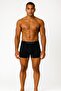 5 Pieces Mixed Patterned Cotton Stretch Fabric Men's Boxer Set |   Breathable, Flexible Waistband - 7