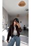 Brown Gold Buttoned Zr Model Premium Jacket - 5