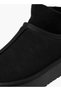 Women Ribbed Cuff Ankle Boots - 4