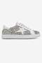 Brendon Genuine Leather Women's Sports Shoes White-Glass-Cracked - 5
