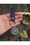 Kurt Design Dark Blue Genuine Leather Keychain Accessory Gift Keyring - 2