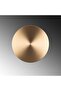 Aura Led Metal Plaster Single Wall Sconce Diameter 20 Cm, Antique Gold, Ambient Lighting Aura-15520-L - 4