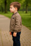 770-11-25 Boy's 3-Piece Set: Zippered Jacket + T-Shirt + Jeans Pants Age 5/8 - 4