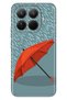 Xiaomi Mi 15t Pro Case Decorative Silicone Printed Cover Red Umbrella