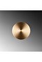 Aura Led Metal Plaster Single Wall Sconce Diameter 12 Cm, Antique Gold, Ambiance Lighting Aura-15520-S - 5