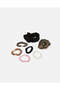Women Assorted Plain Elastic Hair Band Set (7 Piece) - 3