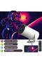 Portable Smart Projector, 4K Compatible LCD Projector for Home Theater