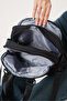 Delaviana Black Women's Multi-Compartment Waterproof Crinkle Daily Crossbody and Shoulder Bag - 4