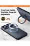 Ostand Spin Series Case for iPhone 17 Pro Max ,360° Rotating Magnetic With, Kickstand ,Black - 6