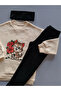 Three Yarn Velvet Leggings Girl's Suit - 6