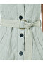 Green Quilted Look Dress and Crop Jacket Co-Ords - 4