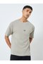 Sew Panelled Acid Wash Jersey T-Shirt