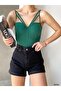 قماش كريب بحزام رفيع CROP 582495 زمرد - 3