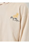 Men Off White Horse Print Oversized Hoodie - 4
