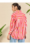 Red Striped Long Sleeve Shirt - 4