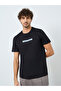 Black Printed Crew Neck T-Shirt - 3