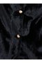 Black Faux Fur Longline Coat - 5