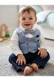 Striped Men's Suit with Shirt (Vest-Pants-Shirt-Bow Tie) - 3