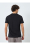 Black Printed Crew Neck T-Shirt - 5