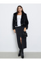 Women Black Regular Fit Cropped Faux Fur Jacket - 2
