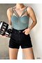قماش كريب رفيع بحمالات رفيعة CROP 582495 MINT - 3