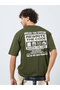 Oversize Front and Back Printed Jersey T-Shirt