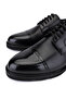 Men's Genuine Leather Black Leather Classic Shoes - 3