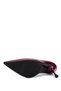 Women's Burgundy Patent Leather Heeled Shoes - 4