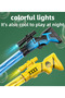 Mini Bubble Gun Sticks 12-Pack with LED Lights – Colorful Outdoor Bubble Toy for Kids 3+ - 6