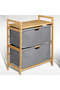 2 Tier Portable Children Cloth Storage Cabinet wardrobe - 6