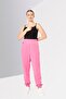 Women Regular Fit Plain Sweatpants, Pink - 2