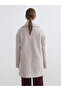 Two Mt Shop Quality Lcw Modest Brown Oval Collar Shawl Women's Cashmere Coat - 6