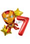 Avengers Iron Man Concept 7 Year Old Balloon Set Iron Man Concept Birthday Balloon Set