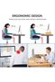 Monitor Stand Riser with Storage Drawer & Phone Slot, Foldable 2-Tier Desktop Computer Stand for Lap - 3