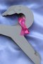 Wooden Children's Hanger 7 Pieces Hangers - Swan Baby Wardrobe Hanger - Cream Color - 4