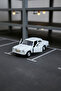 White 1:32 Scale Die Cast Doors Open Licensed Mercedes Benz 220 Toy Metal Model Car - 3