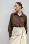 Brown Classic Cut Cotton Alba Shirt - 6